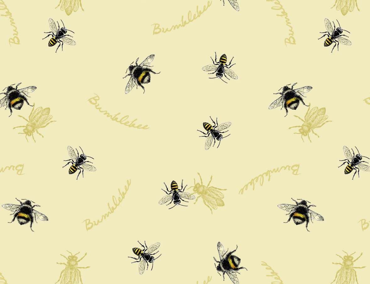 Bee Zipper Pouch | Handmade Coin Purse
