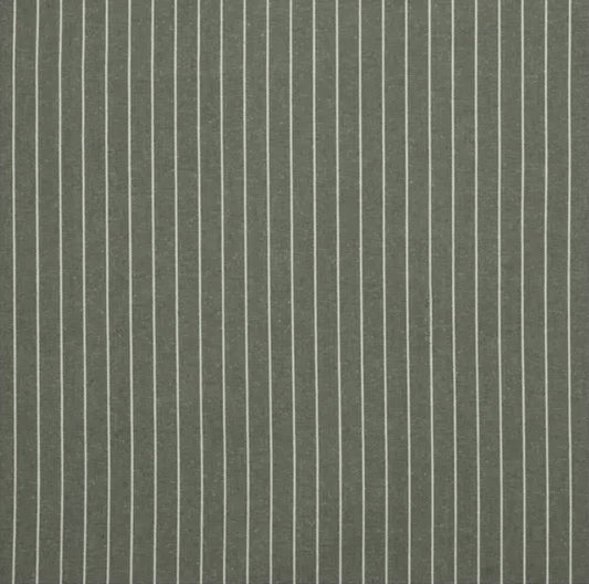 Green and White Striped Envelope Wallet | Handmade Snap Closure Card Holder