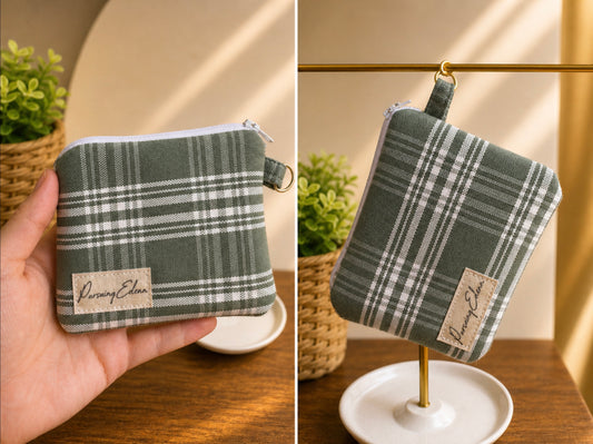 Zipper Pouch | Handmade Coin Purse |
Card Holder